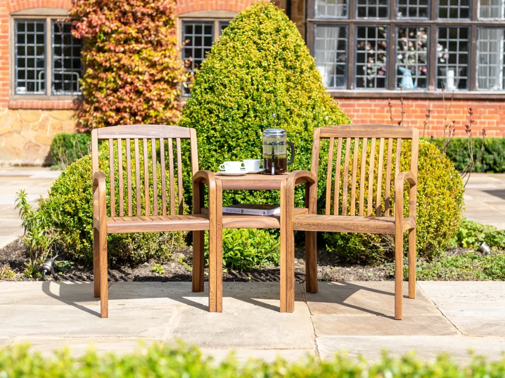 Alexander Rose Dark Acacia Bolney Companion set Luxury Hardwood Garden Furniture