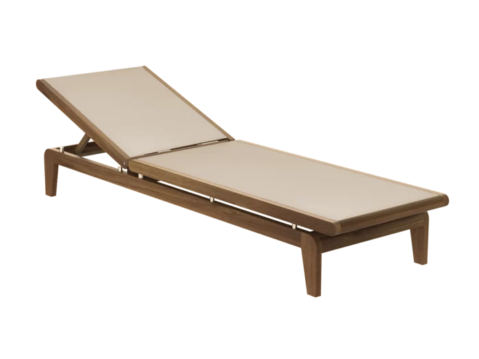 Alexander Rose Bolney Adjustable sunlounger with Sand sling