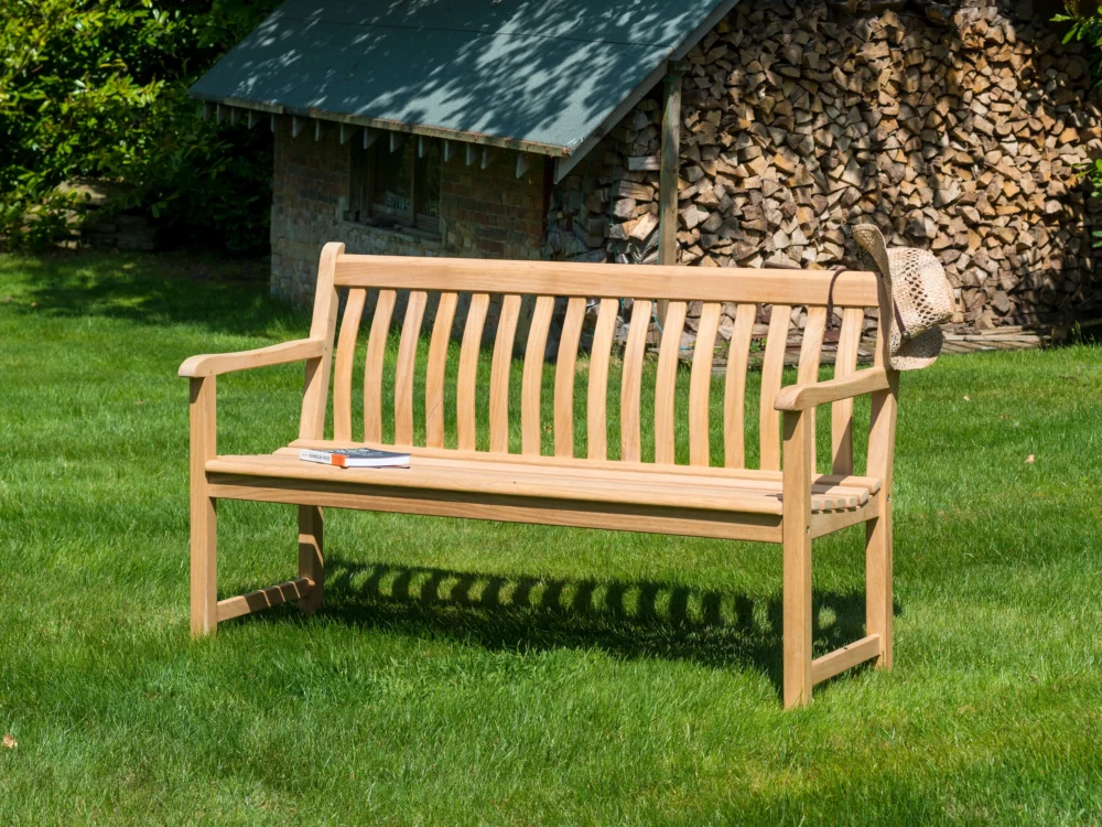 Alexander Rose Broadfield 5ft Roble Bench High Quality Hardwood Bench