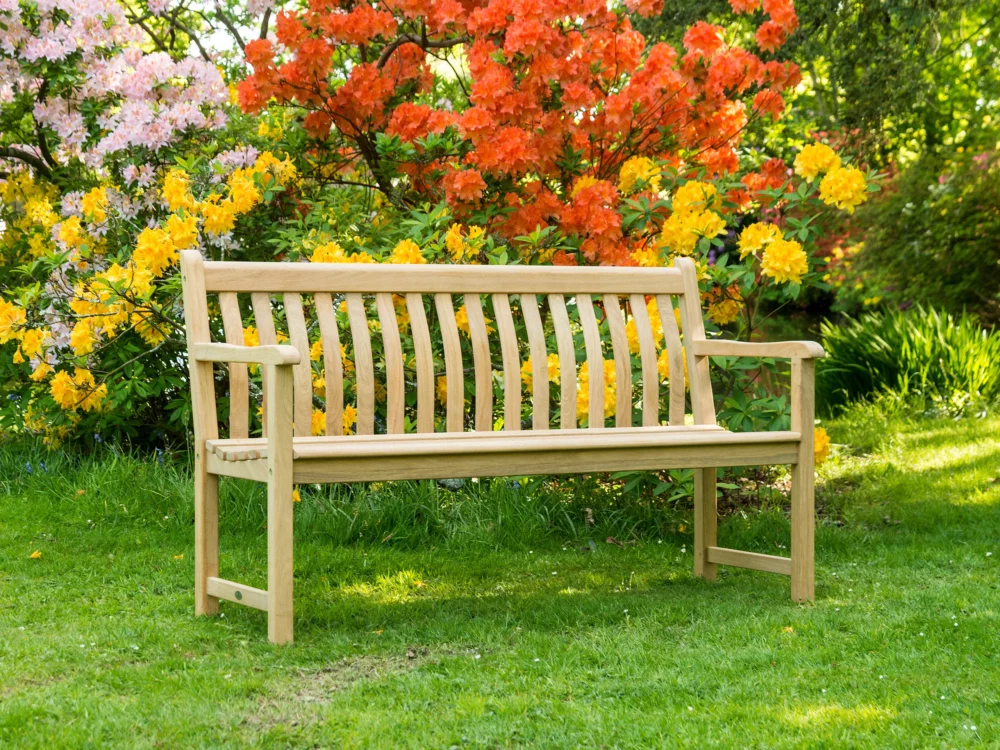 Alexander Rose Broadfield 5ft Roble Bench High Quality Hardwood Bench
