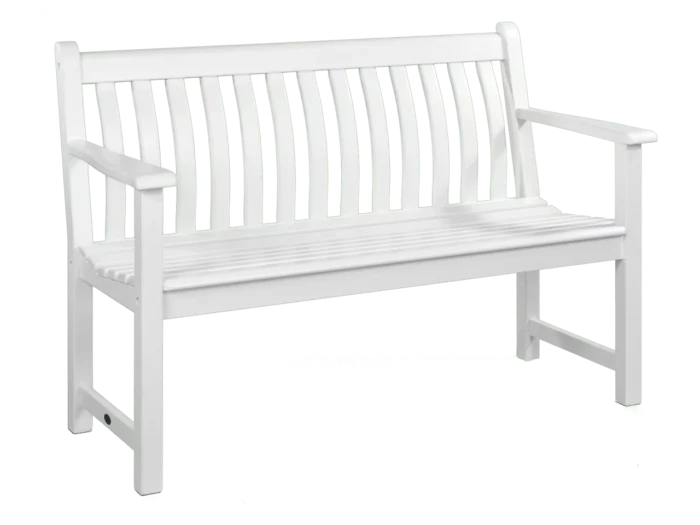 Alexander Rose Broadfield White Acacia Bench 4ft
