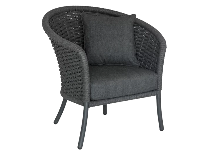 Alexander Rose Cordial Grey Lounge Armchair