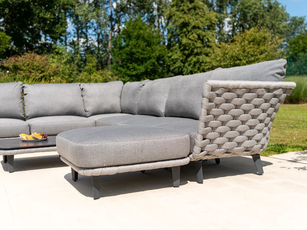 Alexander Rose Cordial Luxe light Grey Modular Set Luxury Aluminium Garden Furniture