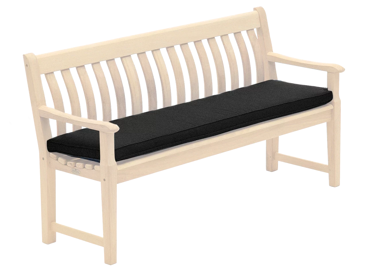 Alexander Rose Charcoal Bench Cushion