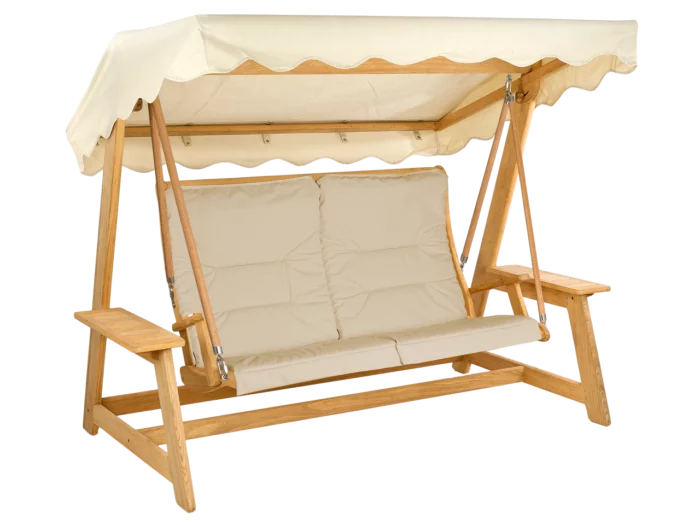 Alexander Rose Oatmeal Swing Seat Canopy