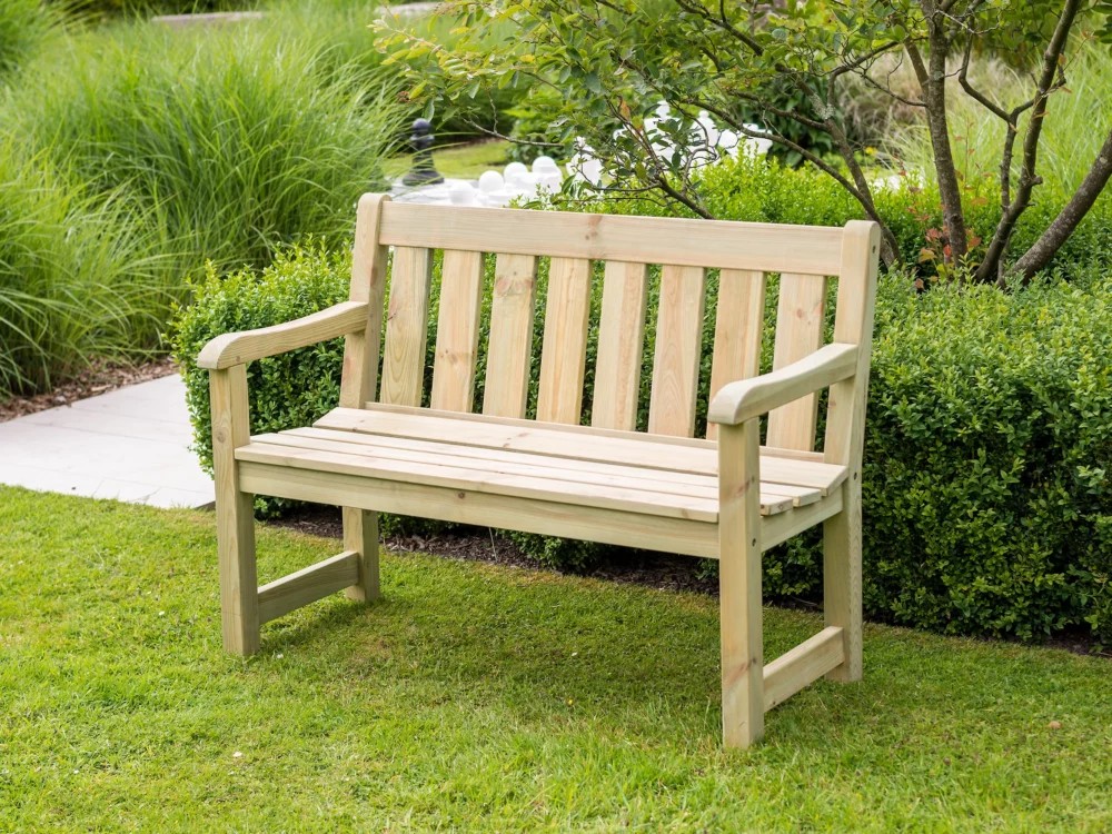Alexander Rose Malu 4ft Pine Bench High Quality Pine Bench