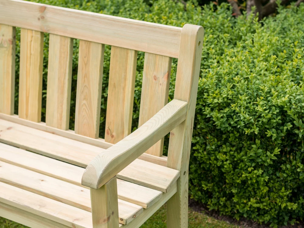 Alexander Rose Malu 4ft Pine Bench High Quality Pine Bench