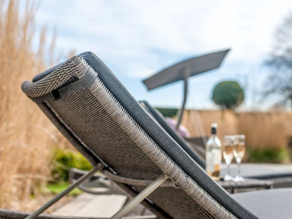 Alexander Rose Monte Carlo Stacking Adjustable Sunbed Luxury Rattan Garden Furniture
