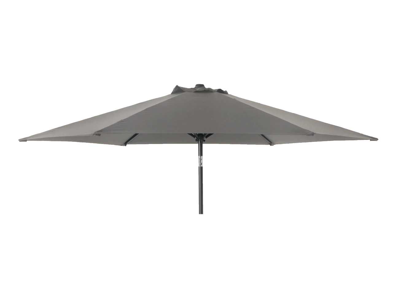 Alexander Rose Round Aluminium Parasol in Charcoal