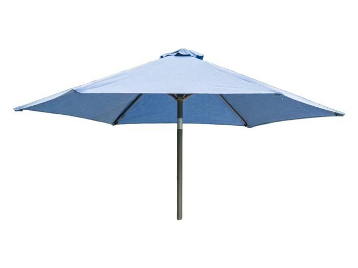 Alexander Rose Round Aluminium Parasol in Blue