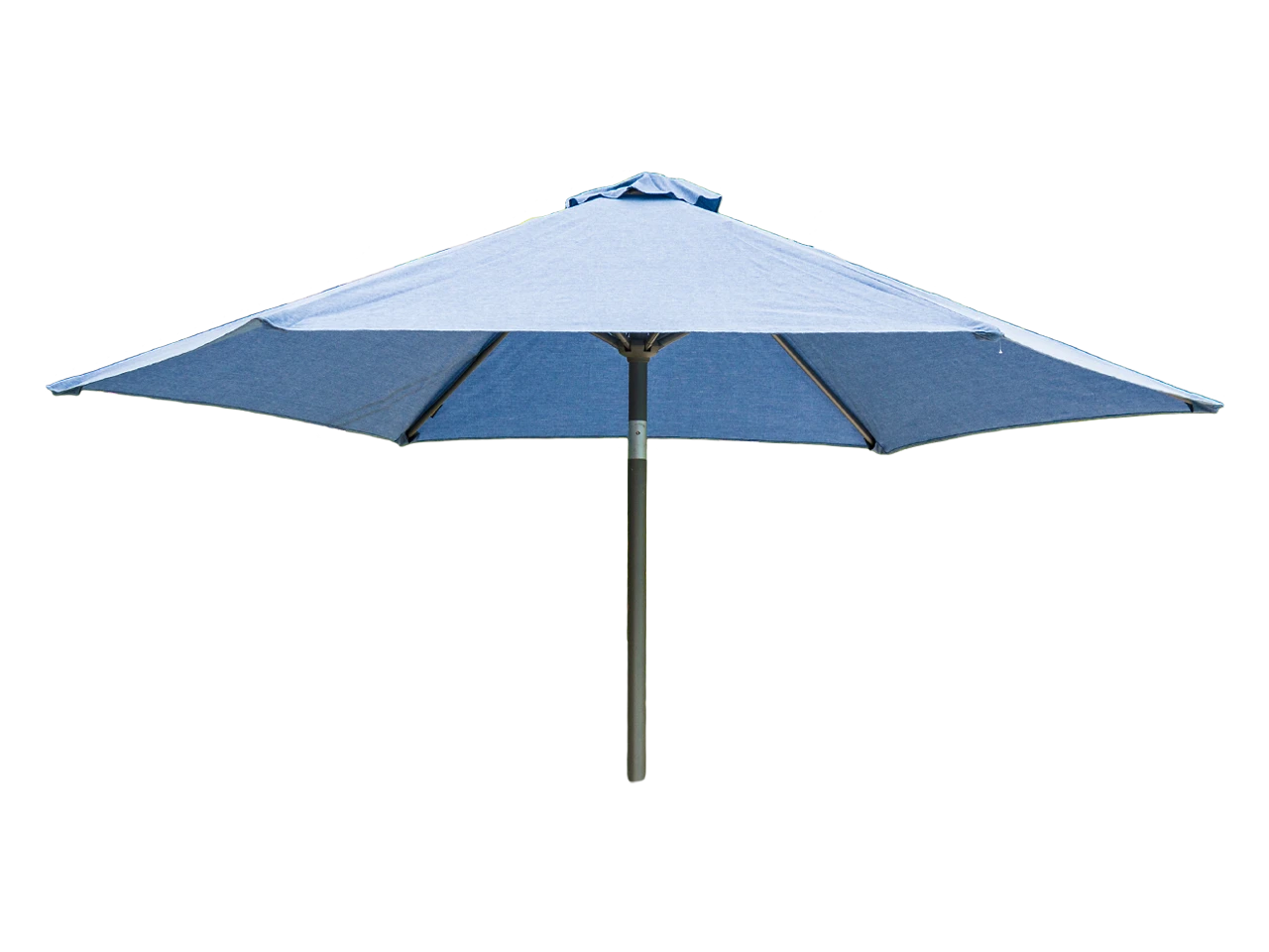 Alexander Rose Round Aluminium Parasol in Blue