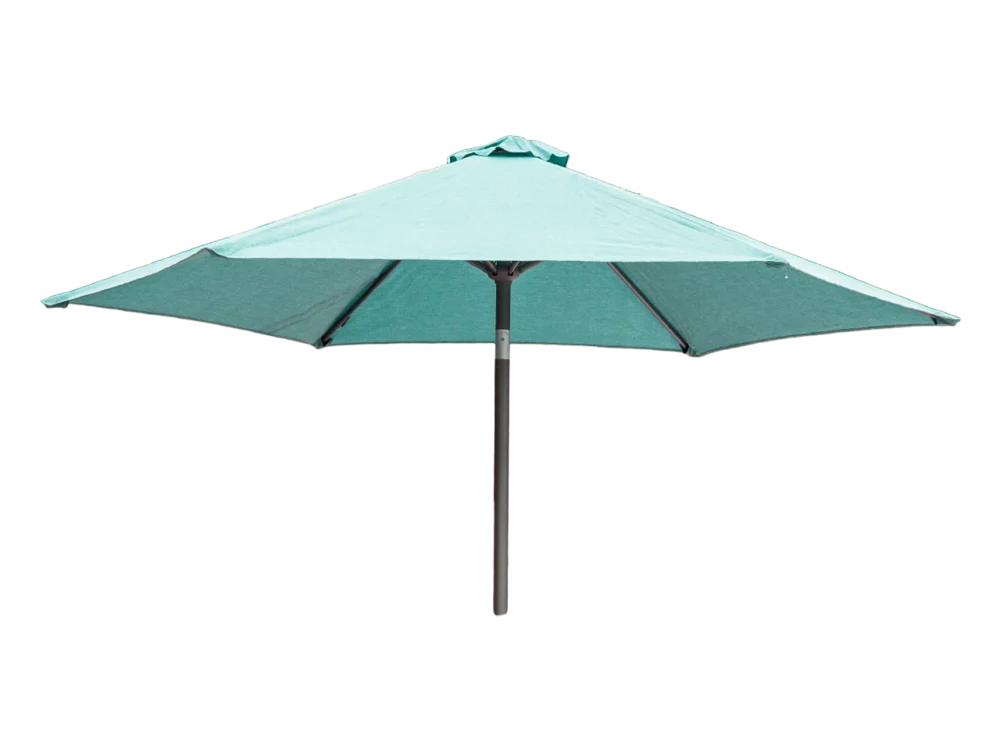 Alexander Rose Round Aluminium Parasol in Jade