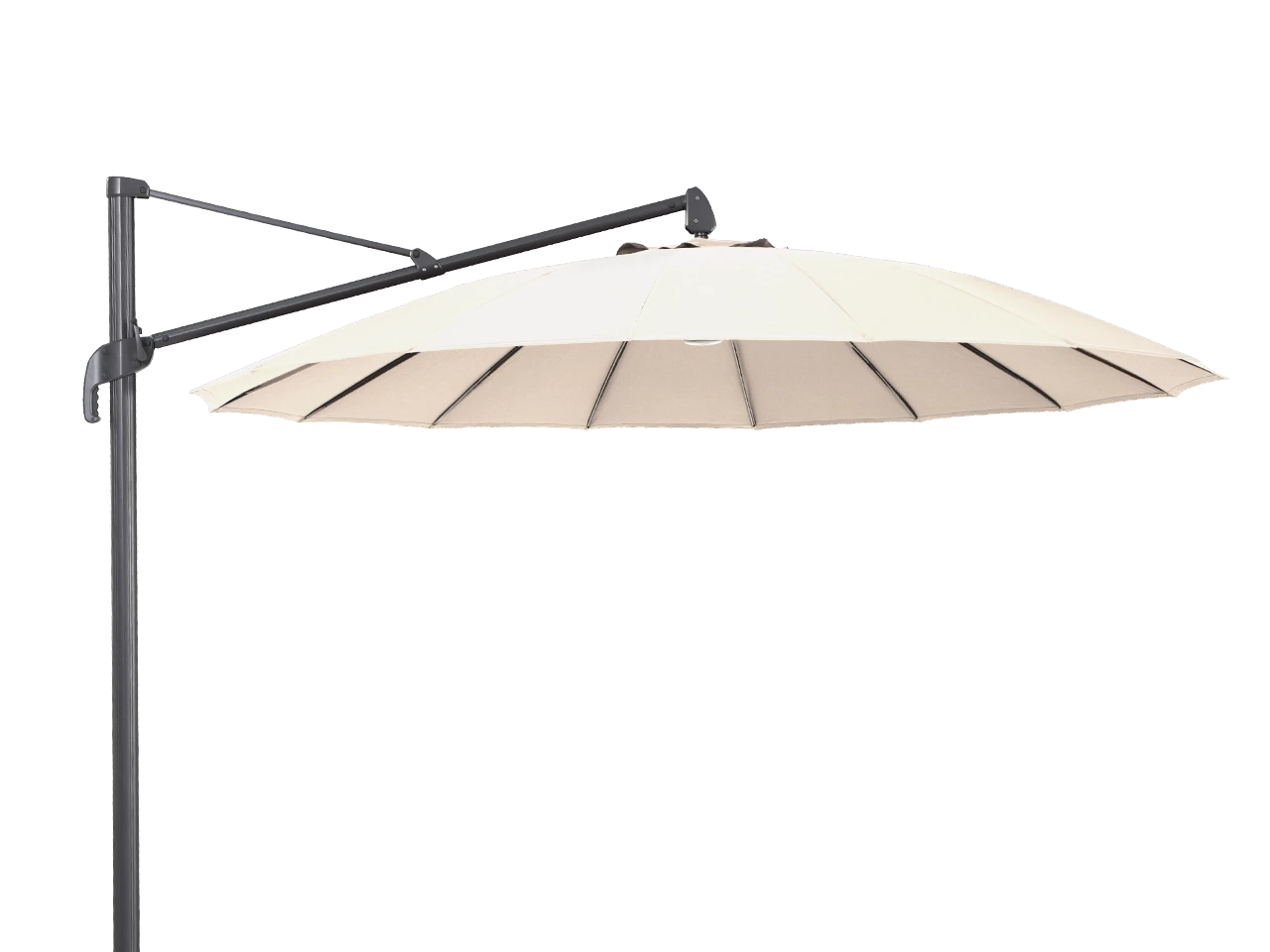 Alexander Rose Round Cantilever Parasol in Ecru