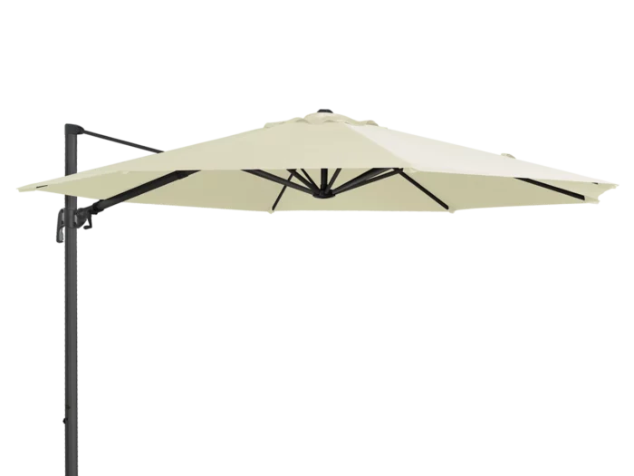 Alexander Rose Round Cantilever Parasol in Ecru