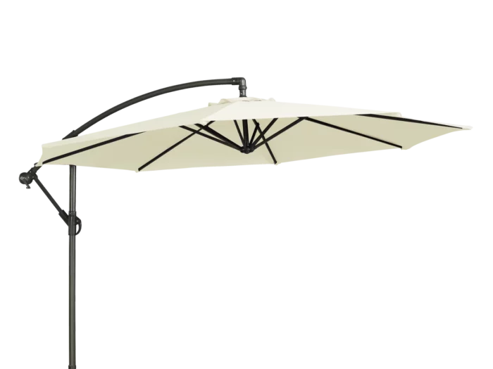 Alexander Rose Round Cantilever Parasol in Ecru