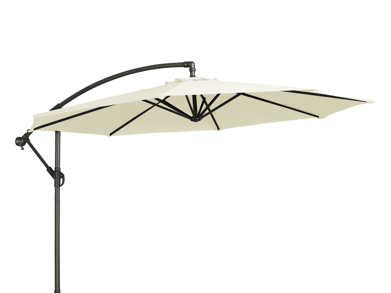 Alexander Rose Round Cantilever Parasol in Ecru
