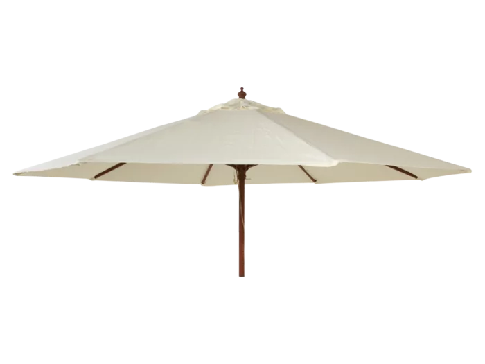 Alexander Rose Round Luxury Hardwood Parasol in Ecru