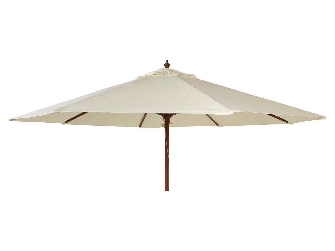 Alexander Rose Round Luxury Hardwood Parasol in Ecru