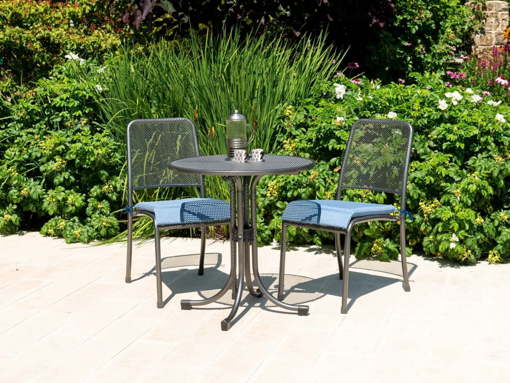 Alexander Rose Portofino Bistro Set Quality Metal Garden Furniture