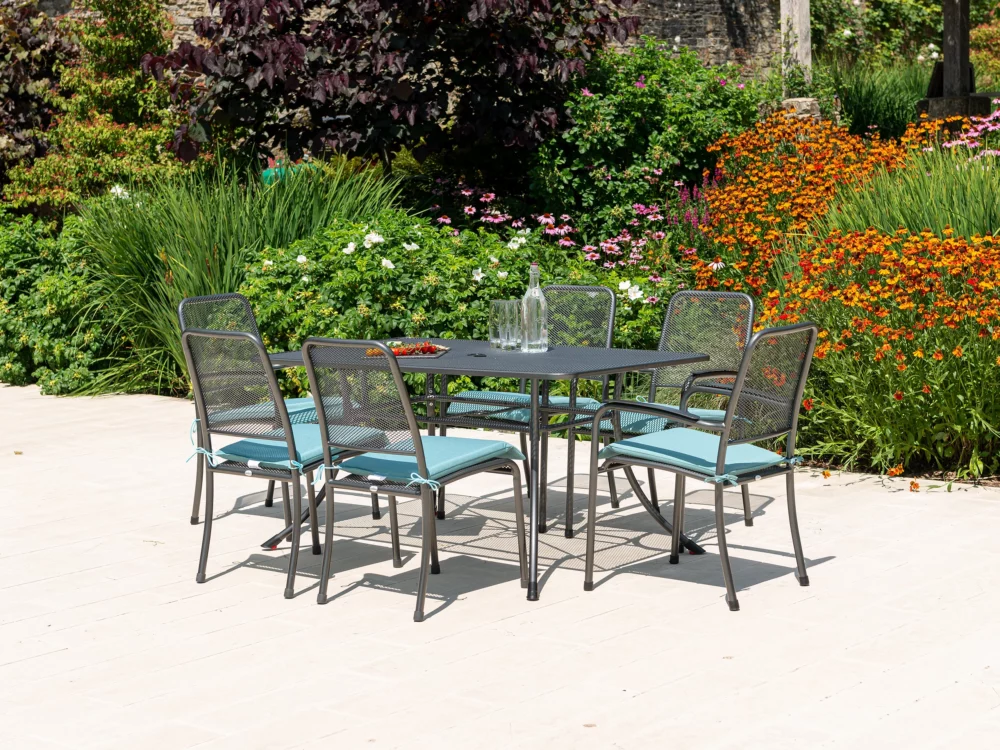 Alexander Rose Portofino Dining Set Quality Metal Garden Furniture