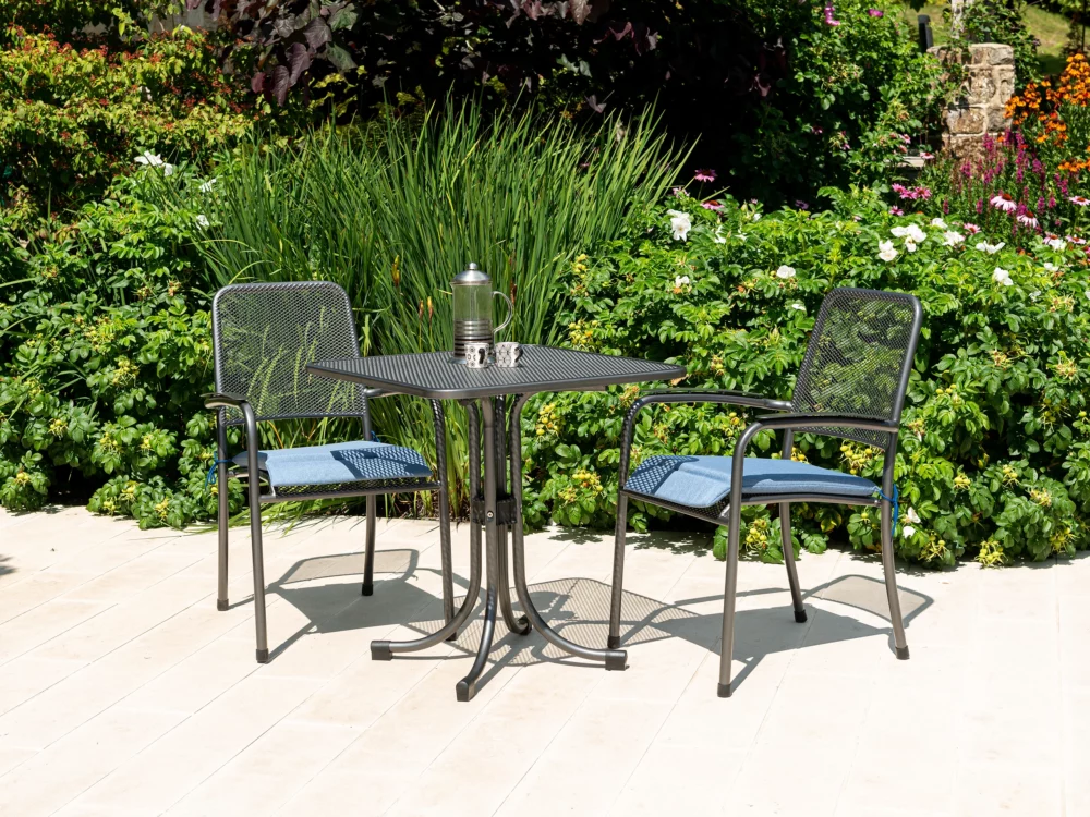Alexander Rose Portofino Bistro Set Quality Metal Garden Furniture