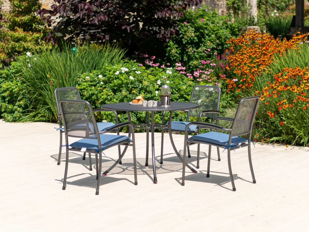 Alexander Rose Portofino Dining Set Quality Metal Garden Furniture