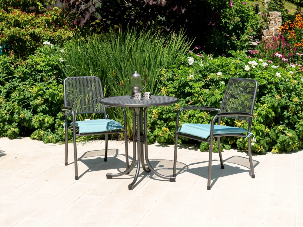 Alexander Rose Portofino Bistro Set Quality Metal Garden Furniture