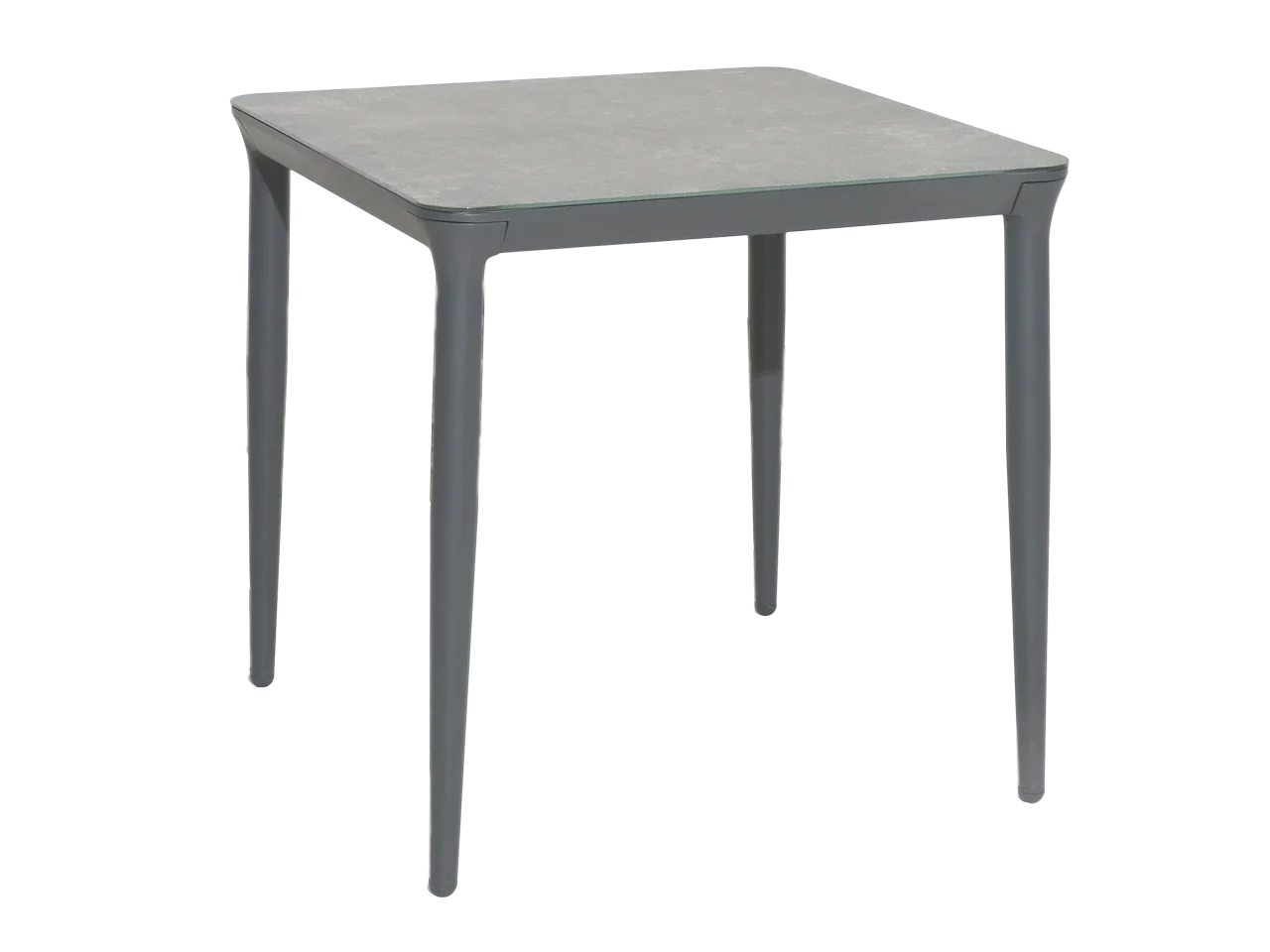 Alexander Rose Rimini Square Table Grey Aluminium