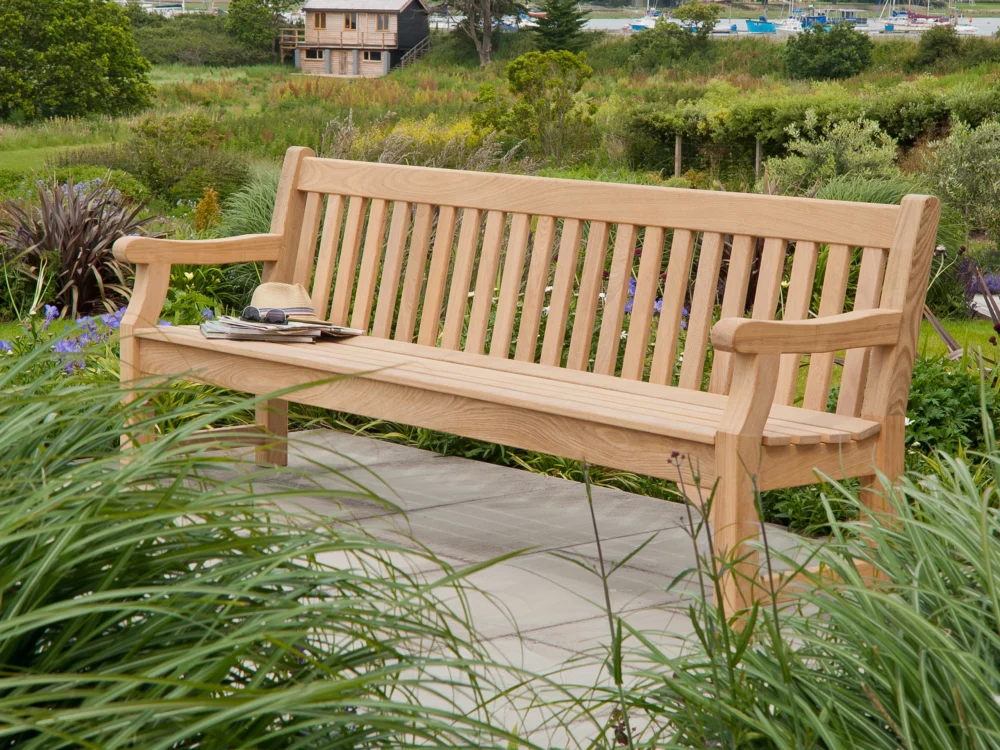 Alexander Rose Roble Royal Park Bench 8ft Luxury Hardwood bench