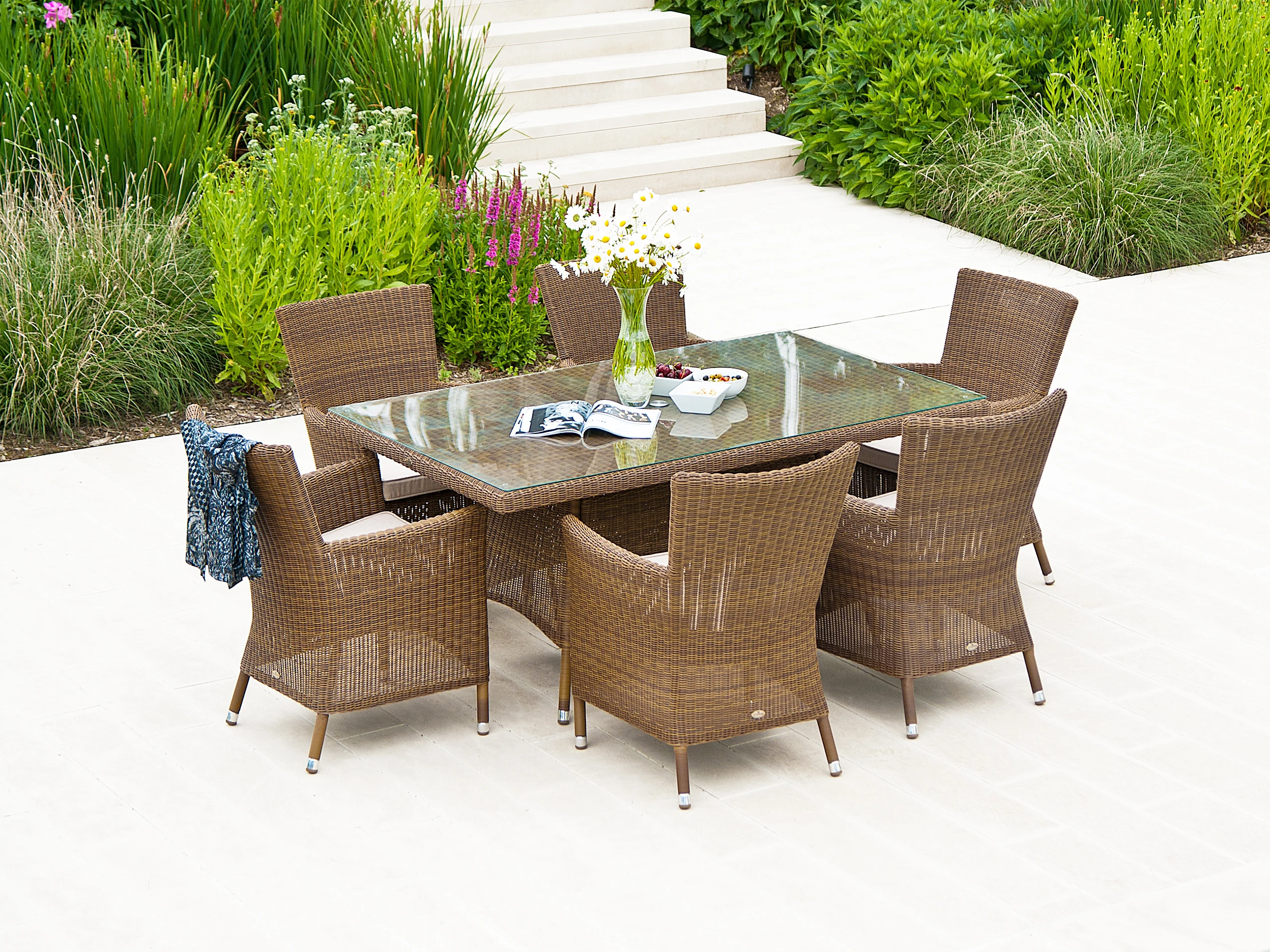Alexander rose rattan garden furniture deals