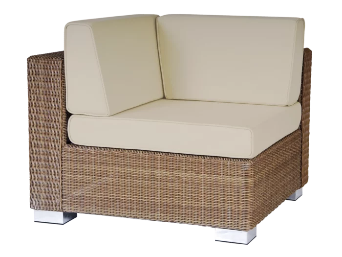 Alexander Rose San Marino Corner Module Brown Rattan