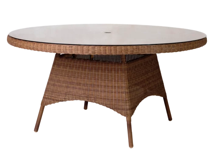 Alexander Rose San Marino Round 1.5m Table Brown Rattan