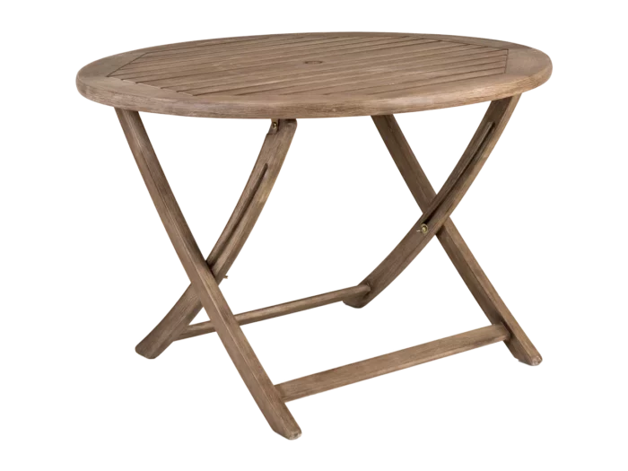 Alexander Rose Sherwood Chestnut Acacia Folding Table 1.1m