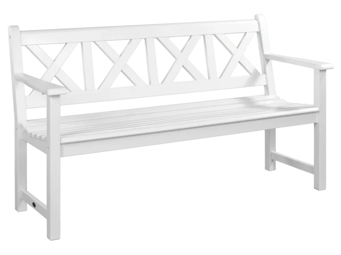 Alexander Rose Sherwood White Acacia Drachmann Bench 5ft