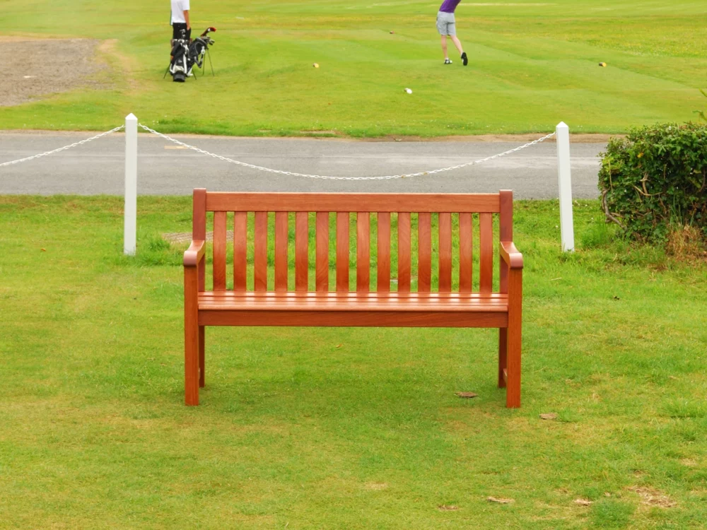 Alexander Rose St George 5ft Oiled Mahogany Bench High Quality Hardwood Bench