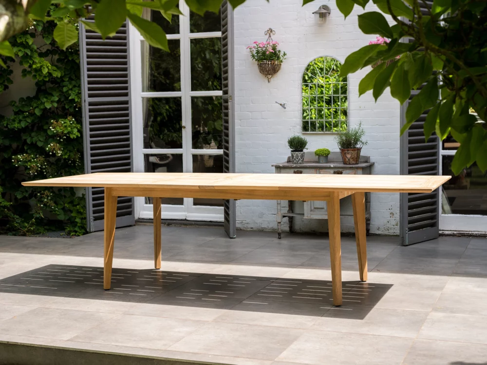 Alexander Rose Tivoli Roble Extending Table High Quality Hardwood Garden Furniture