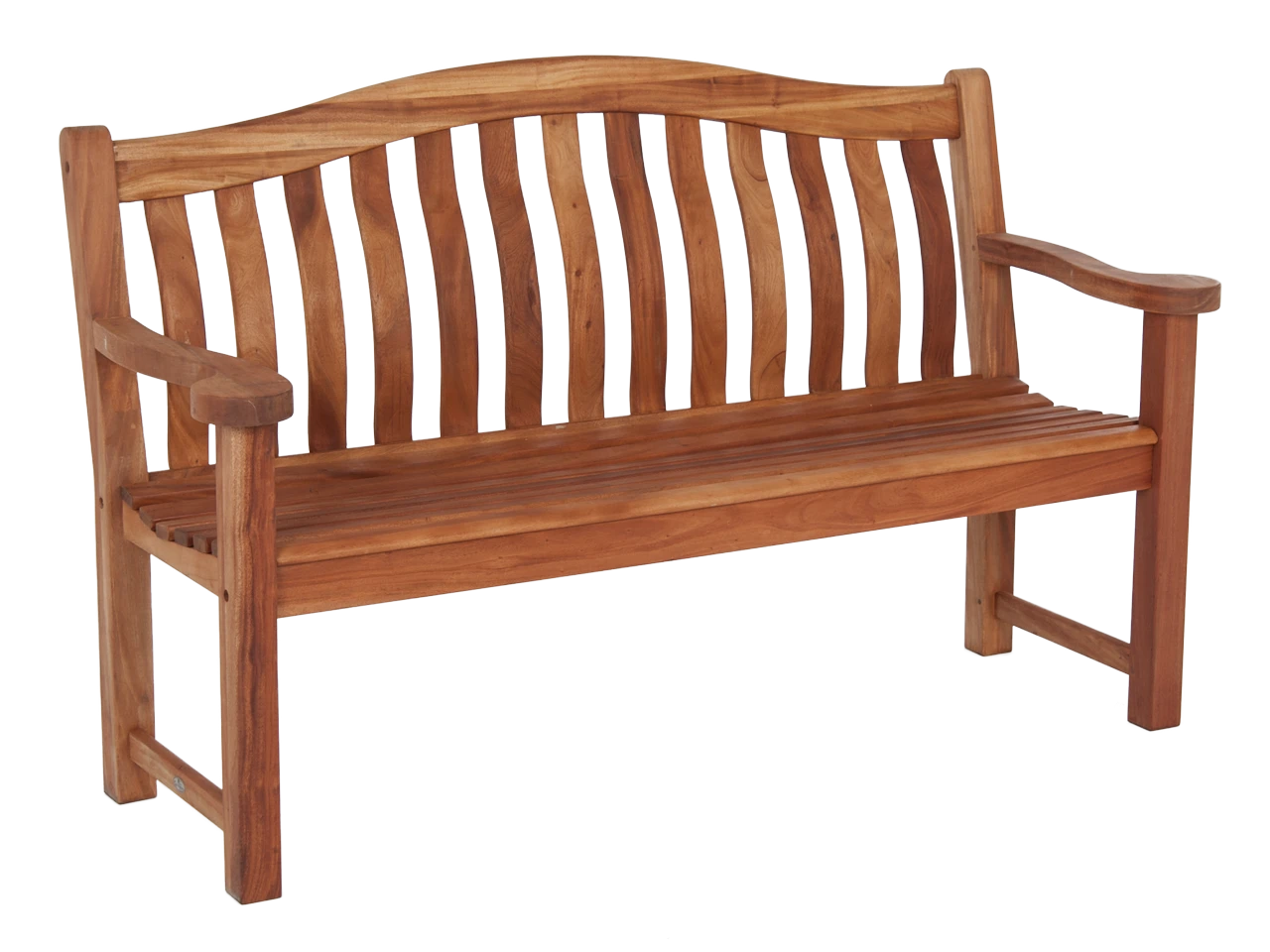 Alexander Rose Turnberry Oiled Mahogany Bench 5ft
