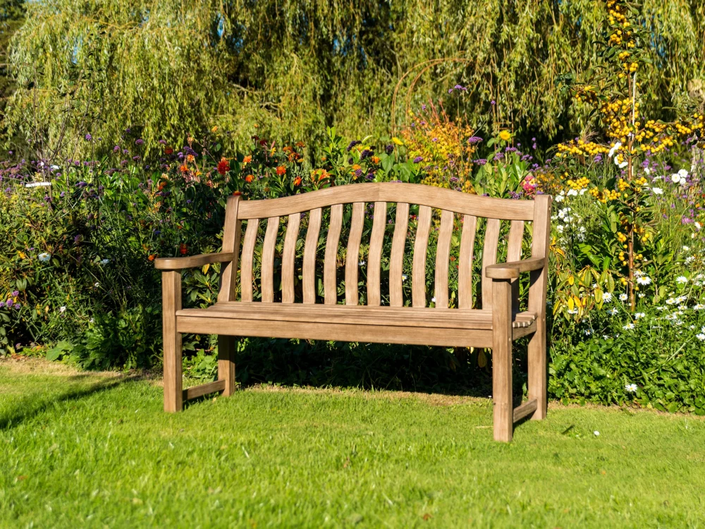 Alexander Rose Turnberry Chestnut Acacia 5ft High Quality Hardwood Bench