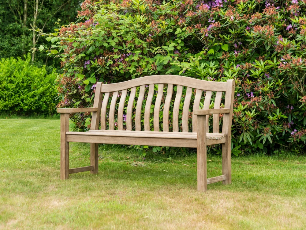 Alexander Rose Turnberry Chestnut Acacia 5ft High Quality Hardwood Bench