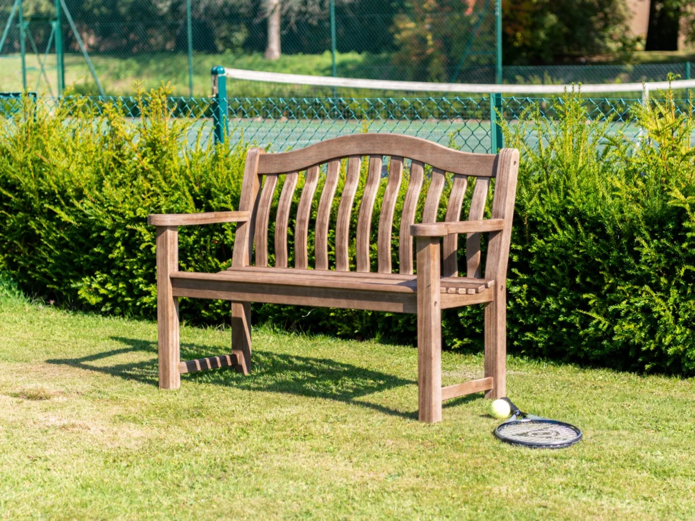 Alexander Rose Turnberry Chestnut Acacia 4ft High Quality Hardwood Bench